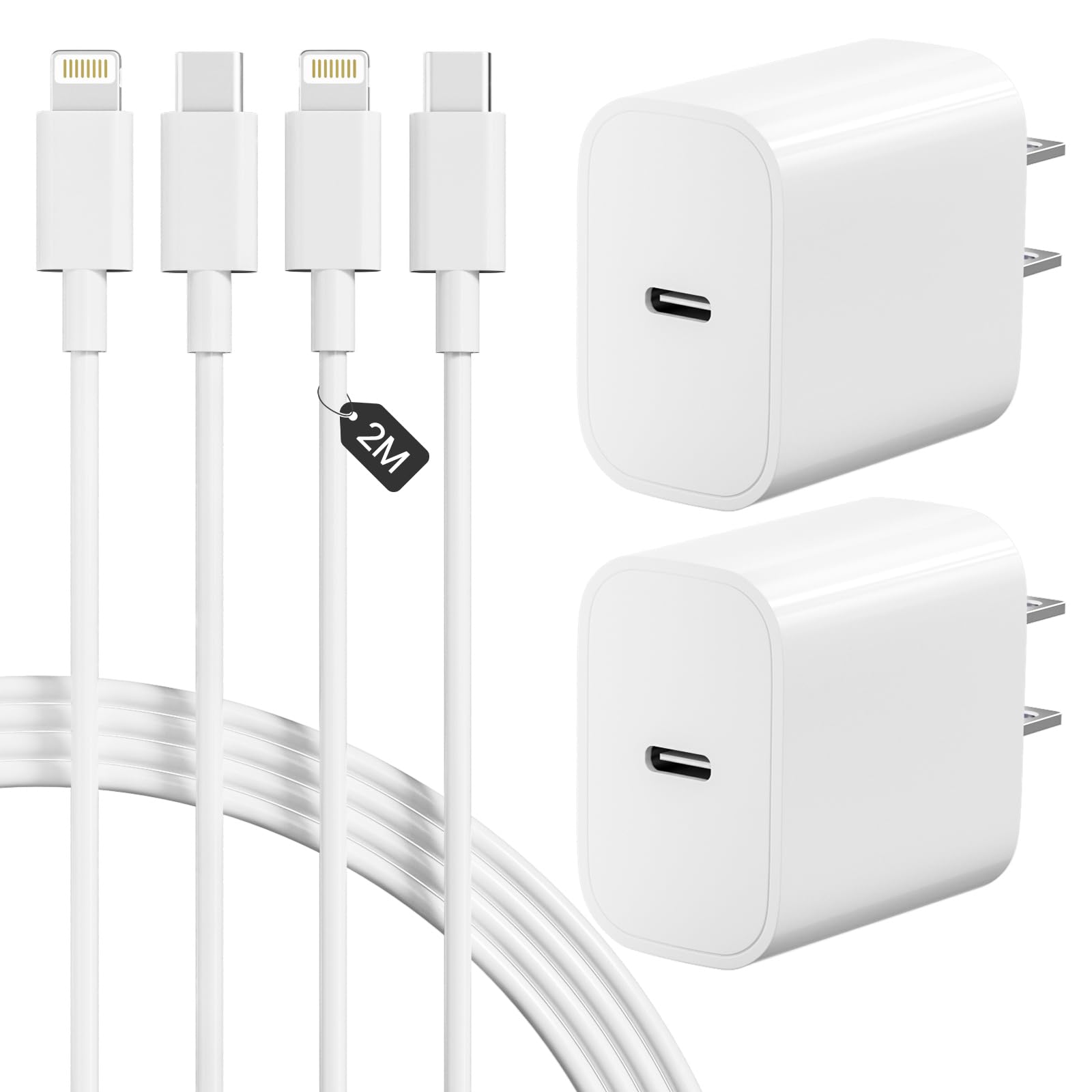 Amazon | iphone 充電器 20W PD 急速充電 2個セット [MFi認証・PSE認証